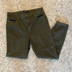 Army green skinny pants size 10/30